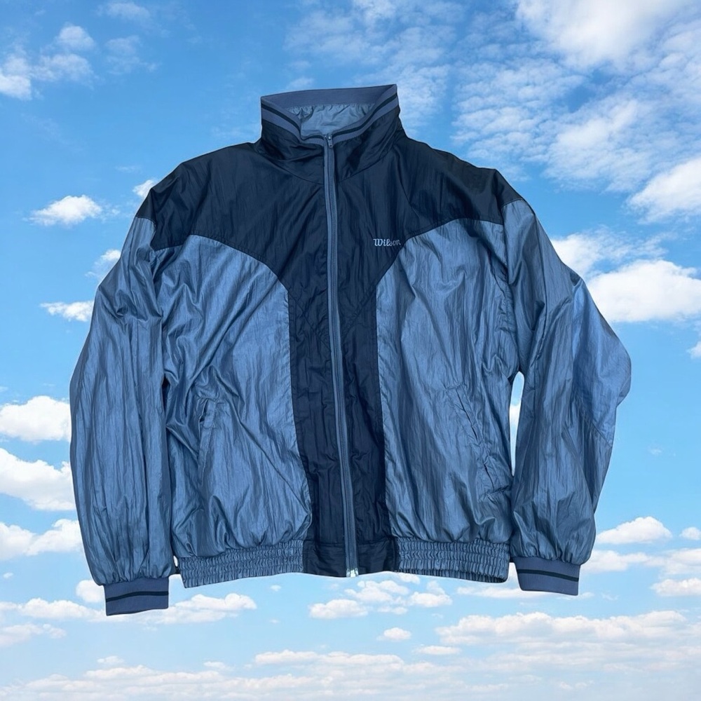 Wilson Men's Black and Gray Windbreaker